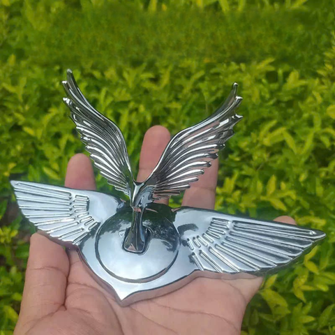 Logo cánh chim đại bàng các hãng xe - logo lắp mui xe ô tô chất liệu mạ hợp kim sáng bóng - LGMX