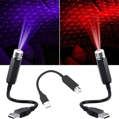 LED trần laser bầu trời sao đầu cắm USB có thể điều chỉnh hiệu ứng ánh sáng