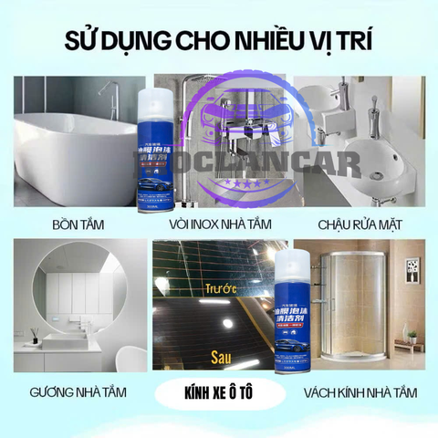 Chai tẩy ố kính, gương chiếu hậu