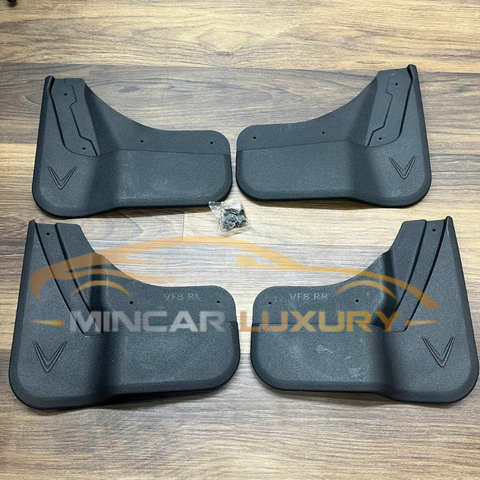 Bộ 4 Tấm Chắn bùn ô tô Vinfast VF3, F5,VF6, VF7, VF8 hạn chế bùn đất bắn lên xe MẪU 3D Mới nhất đầy đủ phụ kiện