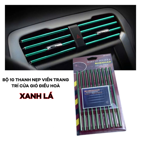Bộ 10 Thanh Nẹp Viền Trang Trí Khe Điều Hòa màu