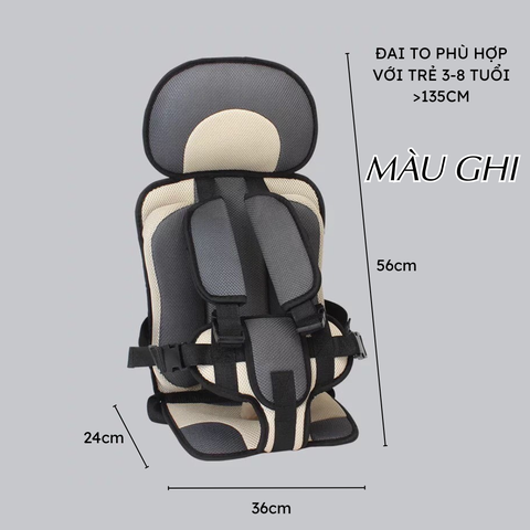 (KH) 🚗 Đai ghế ngồi ô tô an toàn cho bé – 14 màu | Đệm êm – thoáng khí – bảo vệ toàn diện - DG08