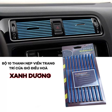 Bộ 10 Thanh Nẹp Viền Trang Trí Khe Điều Hòa màu