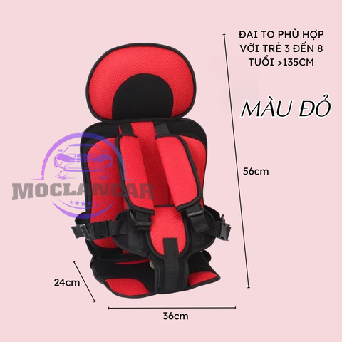 (KH) 🚗 Đai ghế ngồi ô tô an toàn cho bé – 14 màu | Đệm êm – thoáng khí – bảo vệ toàn diện - DG08