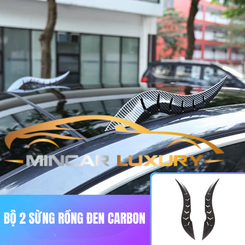 Phụ kiện mầm xanh, sừng đỏ trang trí nóc xe hơi,Dán Trang Trí Nóc ô tô Hình Cây 3D Dễ Thương Chống Va Chạm
