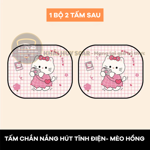 Rèm che nắng nam châm tự dán hoạt hình dễ thương