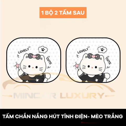 Rèm che nắng nam châm tự dán hoạt hình dễ thương