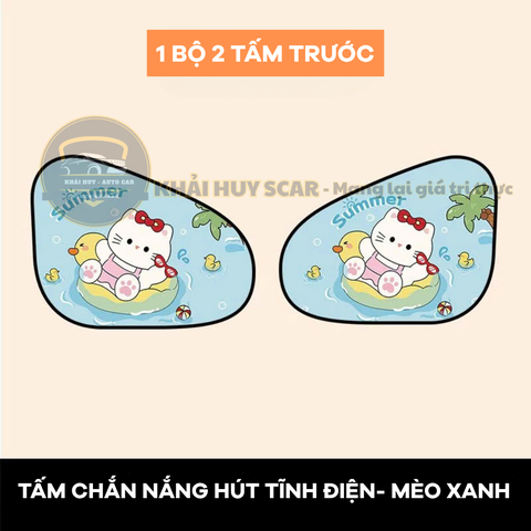 Rèm che nắng nam châm tự dán hoạt hình dễ thương