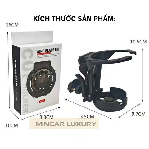 (KH) Giá đựng cốc, Kẹp cốc cài của gió