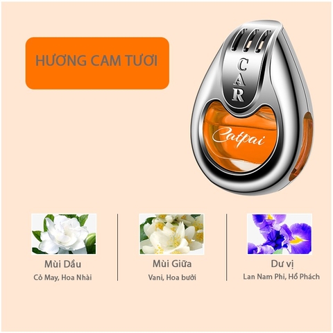 Nước hoa catpai siêu thơm gắn cửa gió có thể mix nhiều hình