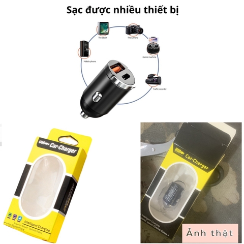 Tẩu sạc nhanh 100W - tẩu âm