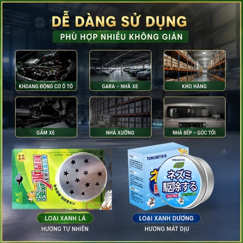 Sáp đuổi chuột 200gram