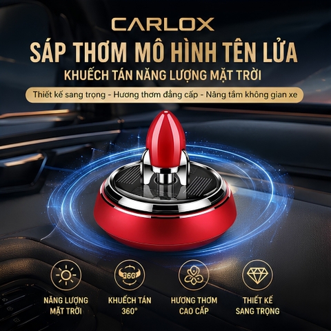 Sáp thơm Mô hình  tên lửa CARLOX khuếch tán năng lượng mặt trời