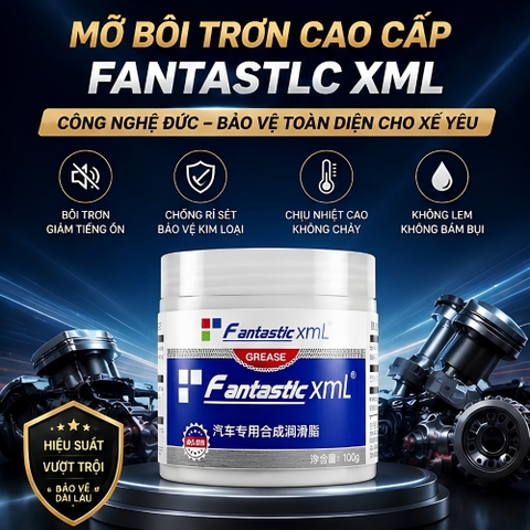 Mỡ bôi trơn bảo dưỡng ô tô đa năng, giảm tiếng cọt kẹt, chống rỉ sét, giảm chấn Fantastlc xmL công nghệ Đức