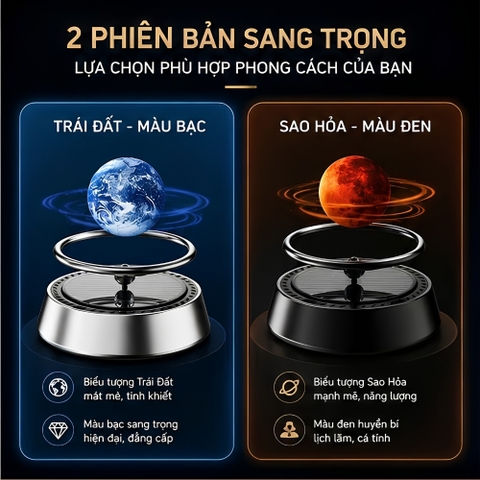 Vòng xoay Hệ hành tinh khuyếch tán tinh dầu chất liệu hợp kim