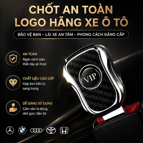 (KH) 1 Chốt an toàn tiếp nối mix logo hoặc icon