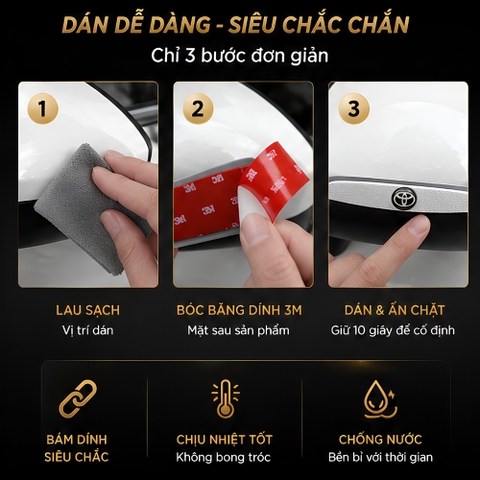 Bộ 4 miếng va đập mẫu mới theo hãng xe tuỳ chọn