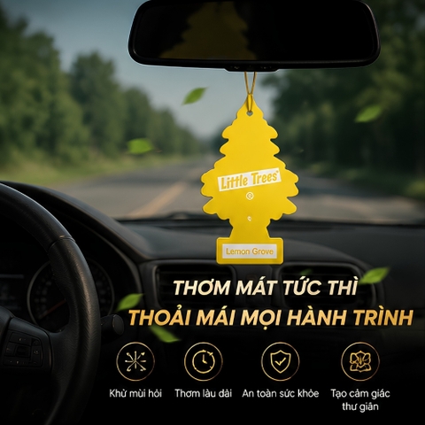 (16 mùi) Lá Thông Thơm Treo xe Loại
