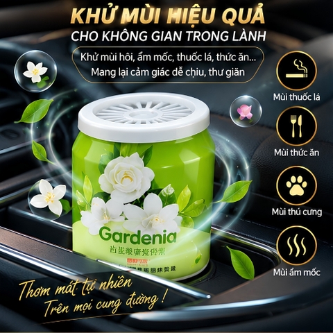 [5 Mùi Hương] Lon Sáp Thơm MiNi Triết Xuất Từ Hoa Quả Thiên Nhiên Cô Đặc Khử Mùi Chống Say xe Mang Lại Hương Thơm Dễ Chịu