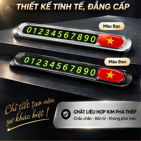 Thẻ ghi số điện thoại dạng mỏng