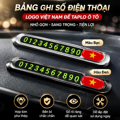 Thẻ ghi số điện thoại dạng mỏng