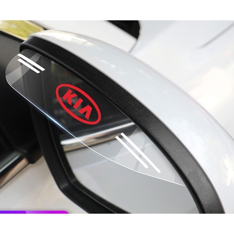 Bộ 2 miếng vè che mưa trong suốt logo hãng