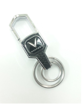 Móc khóa da có logo hãng - MKD