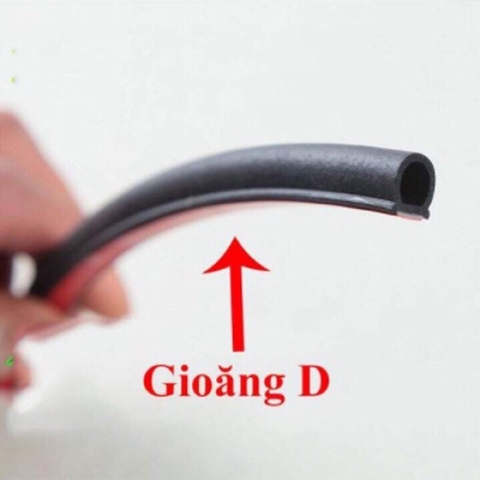 Gioăng chữ D cao su chống ồn - Đơn giá 1 cuôn