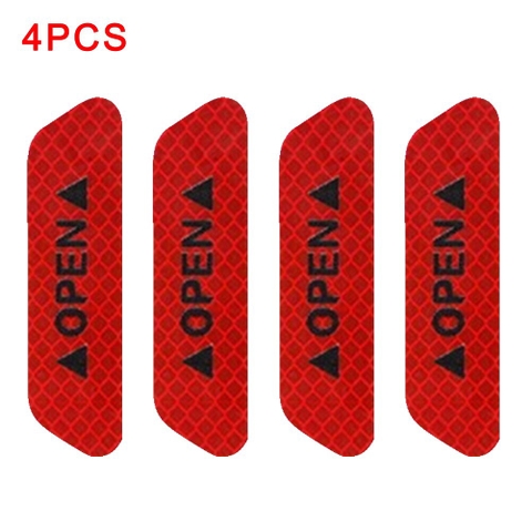 Bộ decal 4 miếng open dán cánh cửa xe cảnh báo va chạm