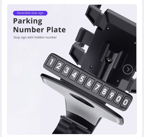 (kẹp cam) Giá đỡ kẹp điện thoại vô lăng,taplo xoay 360 độ