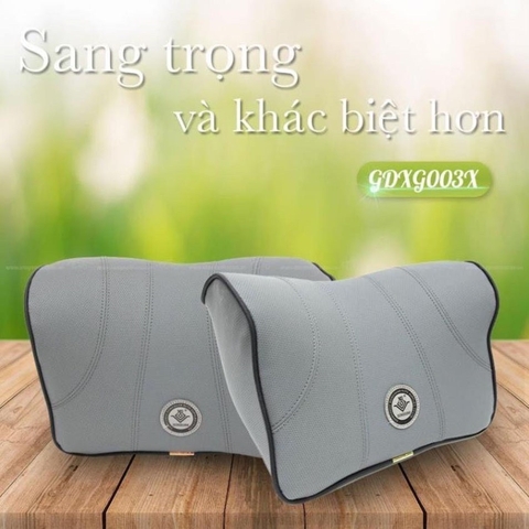 Sét tựa đầu + tựa lưng da cao su non Dream - Màu Xám