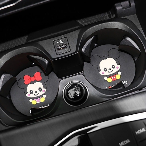 1 Miếng Lót Cốc Chống Trượt trên Ô Tô