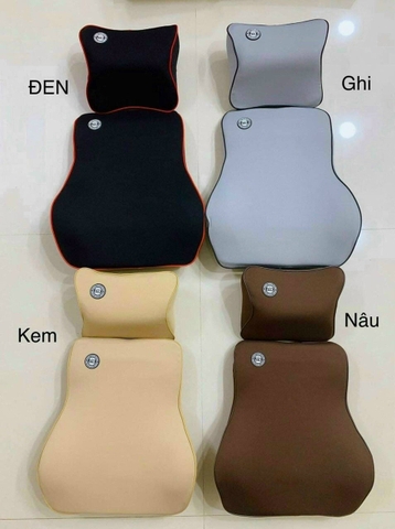 (Sport) Bán lẻ tựa đầu tựa lưng cao su non vỏ nỉ
