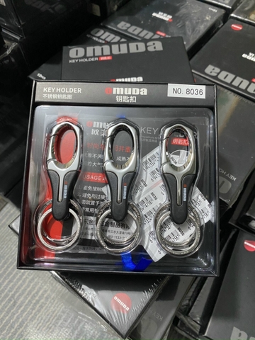 Móc khóa ô tô hãng OMUDA (loại  12 móc/hộp ) đơn giá 1 cái