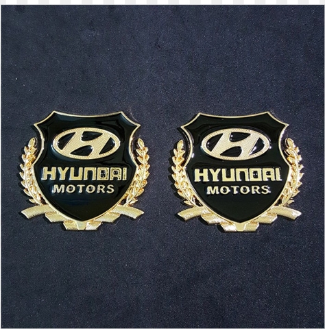 Bộ 2 miếng dán kim loại bông lúa logo