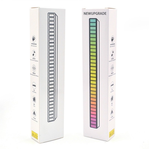 Đèn nháy theo nhạc Led RGB cảm ứng âm thanh , 32 hạt Led 16 triệu màu không App, Đèn Led Rgb Tik Tok