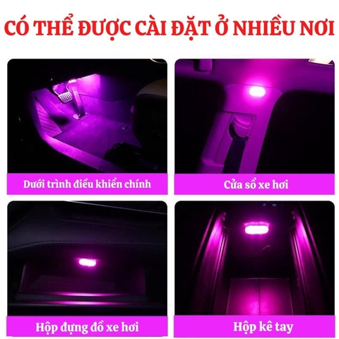 Đèn led cảm ứng mini không dây sạc usb