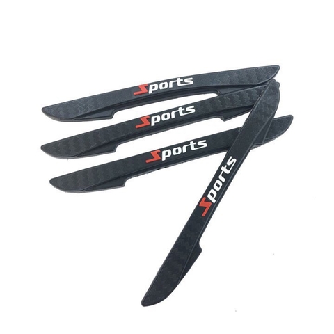 Bộ 4 miếng dán chống xước, va đập cửa Sport ( 2 màu đen và trắng )