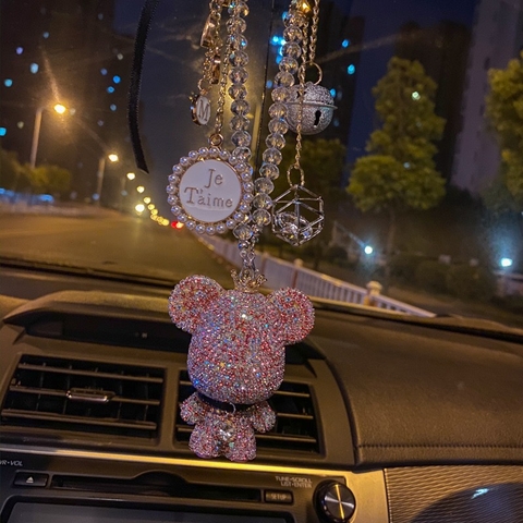 Khánh gấu Treo Gương Đính Đá Gấu Gloomy loại