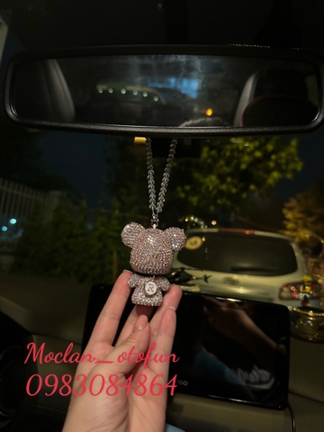 Khánh gấu Treo Gương Đính Đá Gấu Gloomy loại