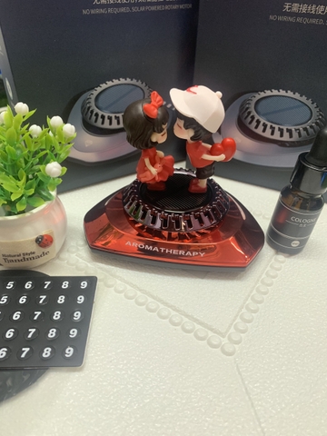 combo nước hoa AROMATHERAPY đỏ+đôi tình nhân đỏ