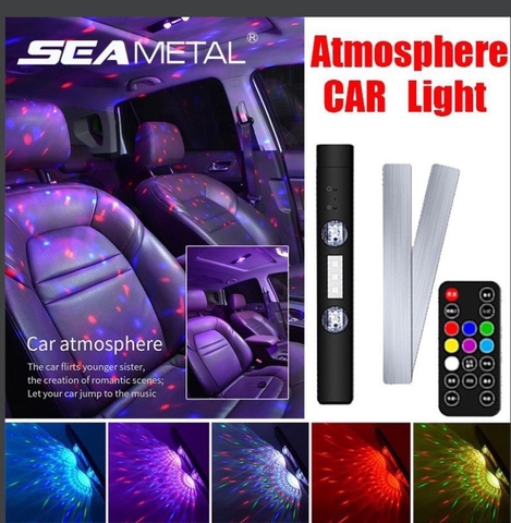 Đèn led 2 mắt tròn cắm sạc USB không dây cảm ứng âm thanh