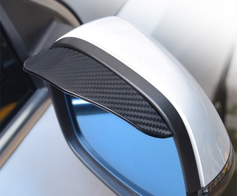 Bộ 2 miếng vè che mưa vân carbon đen