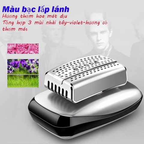 Nước hoa đính đá nắp chữ nhật