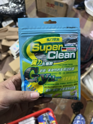 Gel vệ sinh ô tô, máy tính, thiết bị,... siêu sạch Super clean 80G