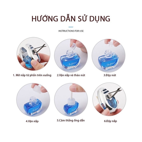 Nước hoa cửa gió catpai quạt 8 cánh