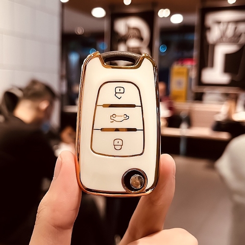 (TPU) Ốp khóa xe KIA