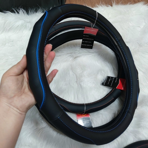 Bọc vô lăng 104 4 màu kẻ viền