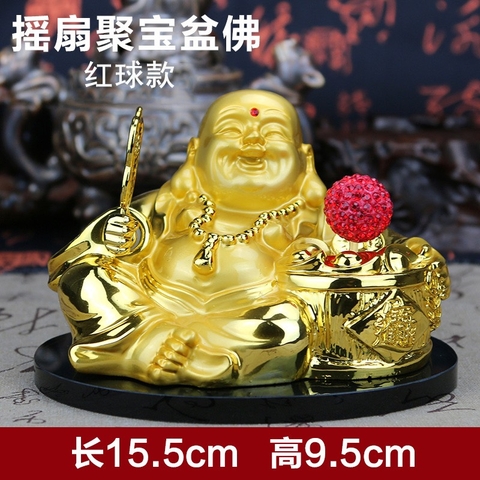 Tượng di lặc quả cầu xoay chạy bằng năng lượng mặt trời