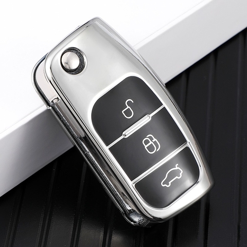 (TPU) ốp khóa mạ nhựa  xe Ford